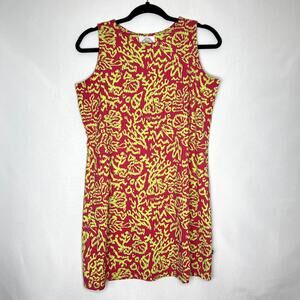 Banana Boat Dress Sleeveless UPF 50+ Size XS X-Small Pink Green Paisley